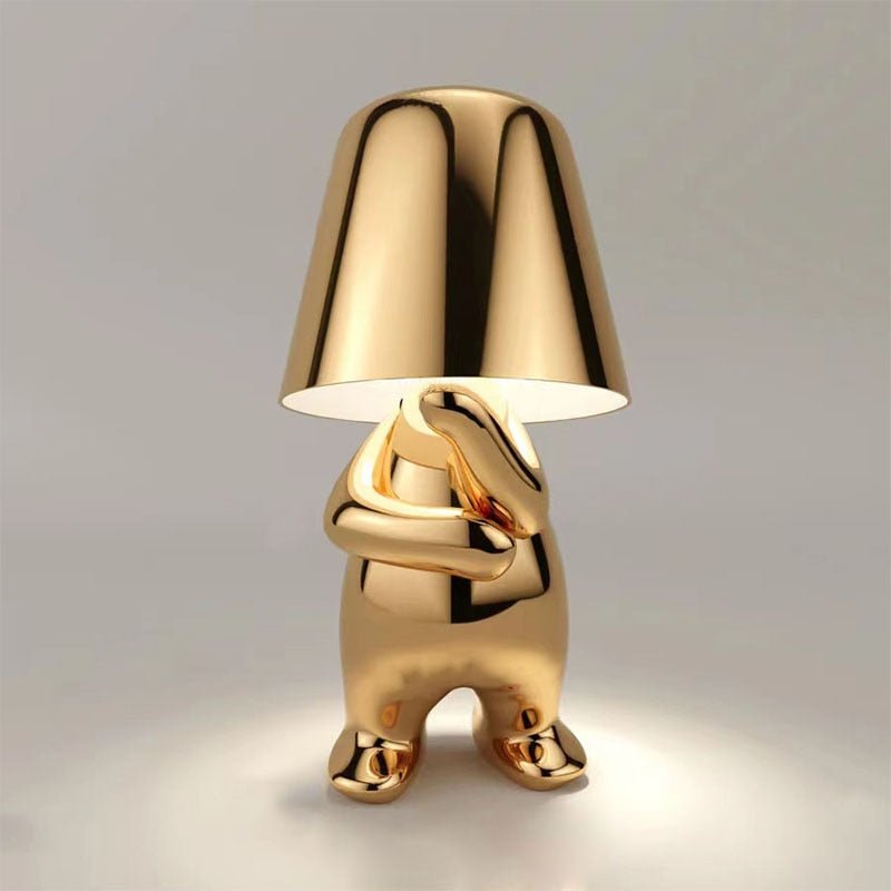 Figuur Lamp - Dimbare Ambience Goud Zilver Tafellamp-Boetiek Moda