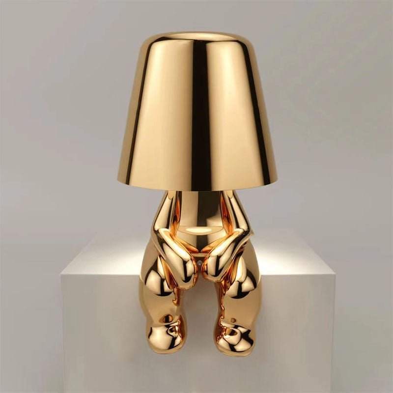Figuur Lamp - Dimbare Ambience Goud Zilver Tafellamp-Boetiek Moda
