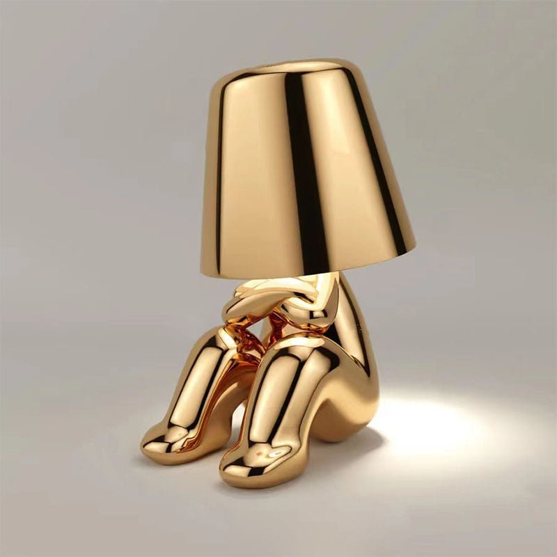 Figuur Lamp - Dimbare Ambience Goud Zilver Tafellamp-Boetiek Moda
