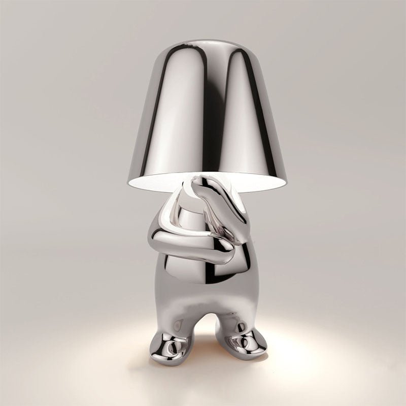Figuur Lamp - Dimbare Ambience Goud Zilver Tafellamp-Boetiek Moda