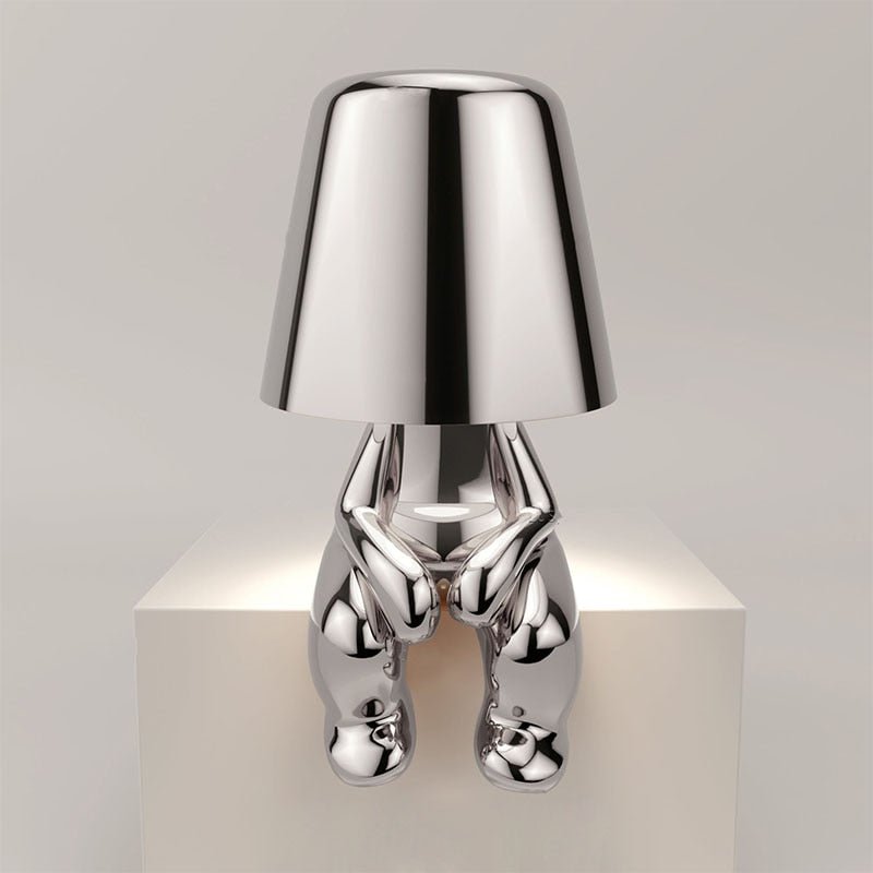 Figuur Lamp - Dimbare Ambience Goud Zilver Tafellamp-Boetiek Moda