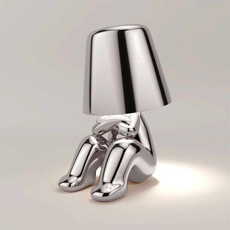 Figuur Lamp - Dimbare Ambience Goud Zilver Tafellamp-Boetiek Moda