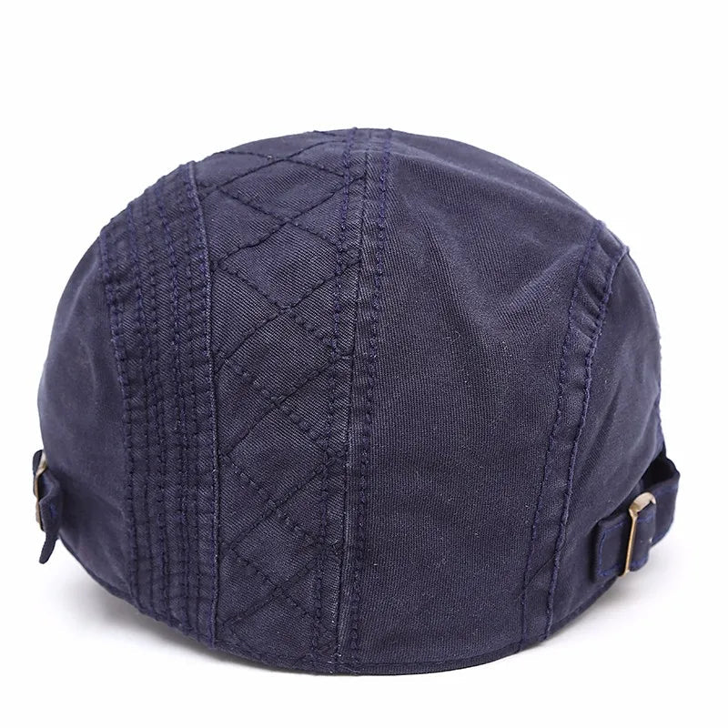 Flat Cap - Verstelbaar - Canvas - Britse caps - Heren Flat Hats-Boetiek Moda