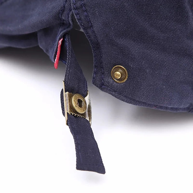 Flat Cap - Verstelbaar - Canvas - Britse caps - Heren Flat Hats-Boetiek Moda