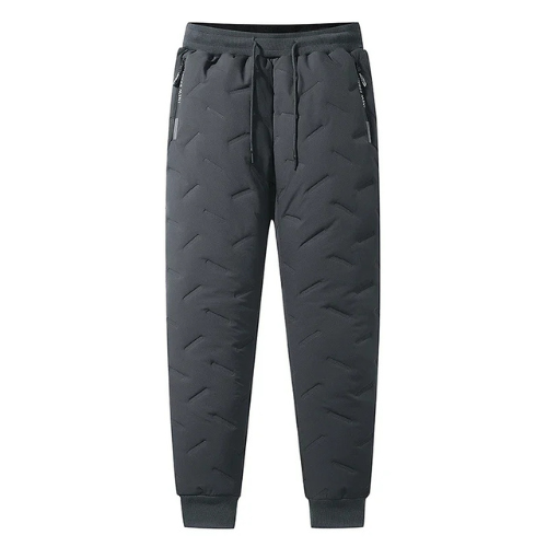 Fleece Gevoerde Broek - Trekkoord - Gewatteerd - Winterbroek - Herenbroek-Boetiek Moda