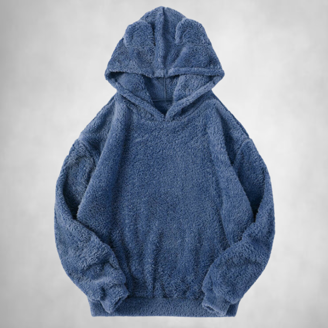 Fleece Hoodie - Berenoor - Warm - Pullover Hoodie - Dames Hoodie-Boetiek Moda