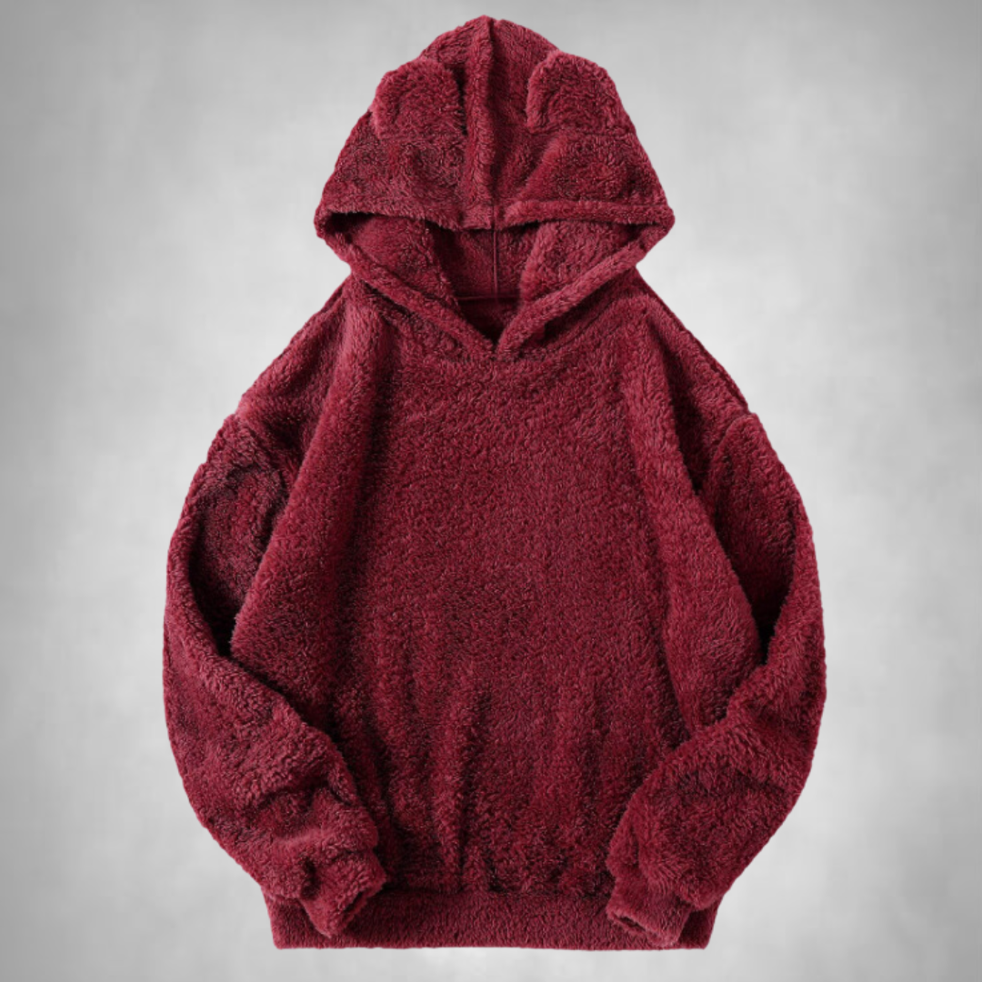 Fleece Hoodie - Berenoor - Warm - Pullover Hoodie - Dames Hoodie-Boetiek Moda