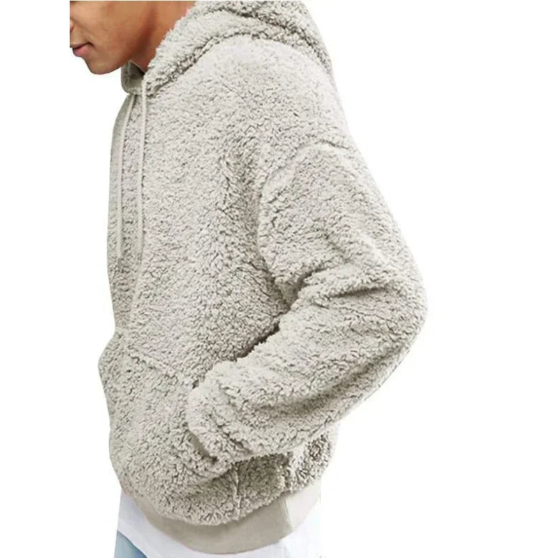 Fleece Hoodie | Trui | Teddy | Sherpa Hoodie | Heren Hoodie-Boetiek Moda