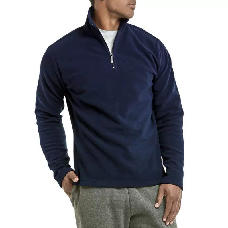 Fleece trui | Half-ritssluiting | Pullover | Kwart-ritssluiting fleece | Fleece voor mannen-Boetiek Moda