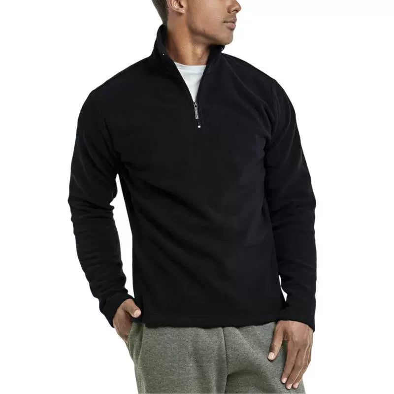 Fleece trui | Half-ritssluiting | Pullover | Kwart-ritssluiting fleece | Fleece voor mannen-Boetiek Moda