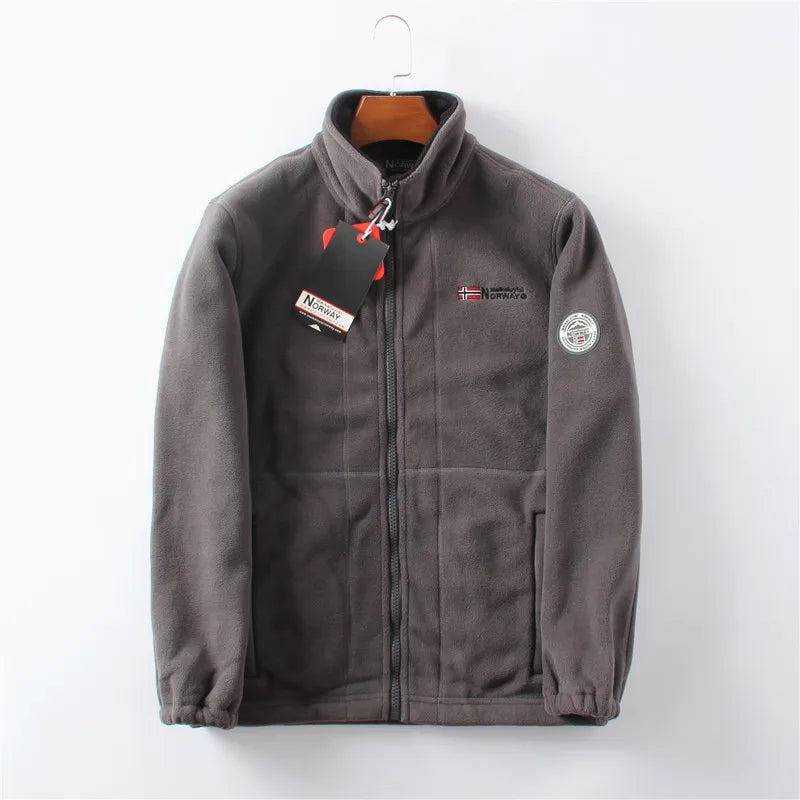 Fleecejack | Lange Mouw | Warm | Fleece met Ritssluiting | Fleece Vest Jas-Boetiek Moda