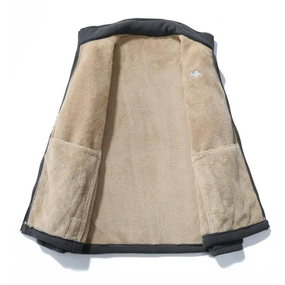 Fleecejack - Warm - Zip-Up - Winterjas - Herenjas-Boetiek Moda