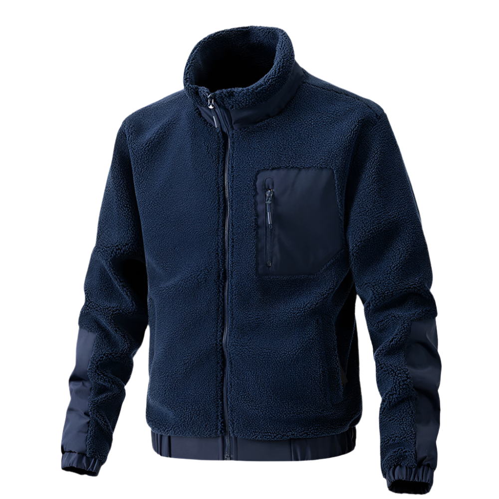 Fleecejack - Warme heren fleecejas met rits voor de winter-Boetiek Moda