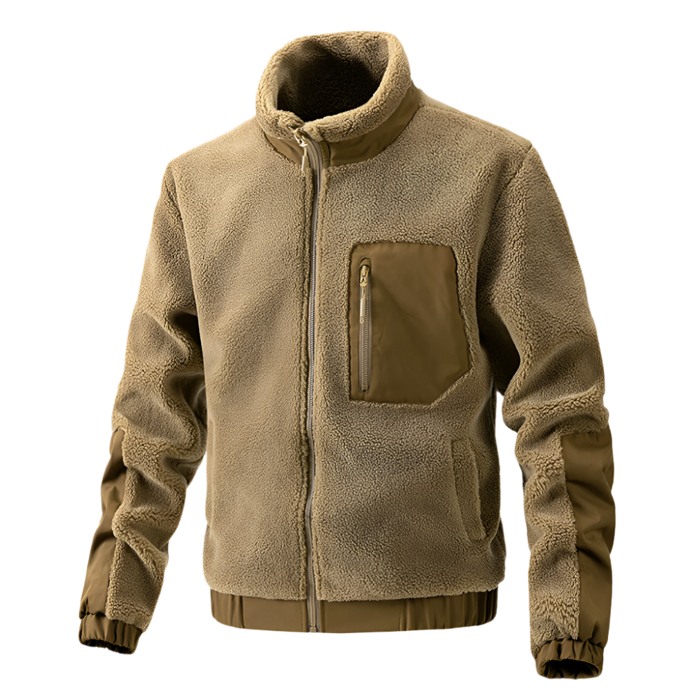 Fleecejack - Warme heren fleecejas met rits voor de winter-Boetiek Moda