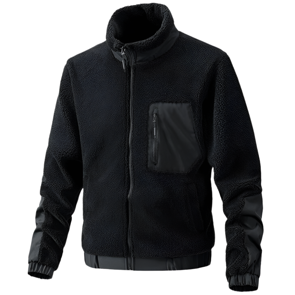 Fleecejack - Warme heren fleecejas met rits voor de winter-Boetiek Moda