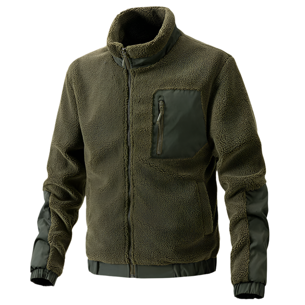Fleecejack - Warme heren fleecejas met rits voor de winter-Boetiek Moda
