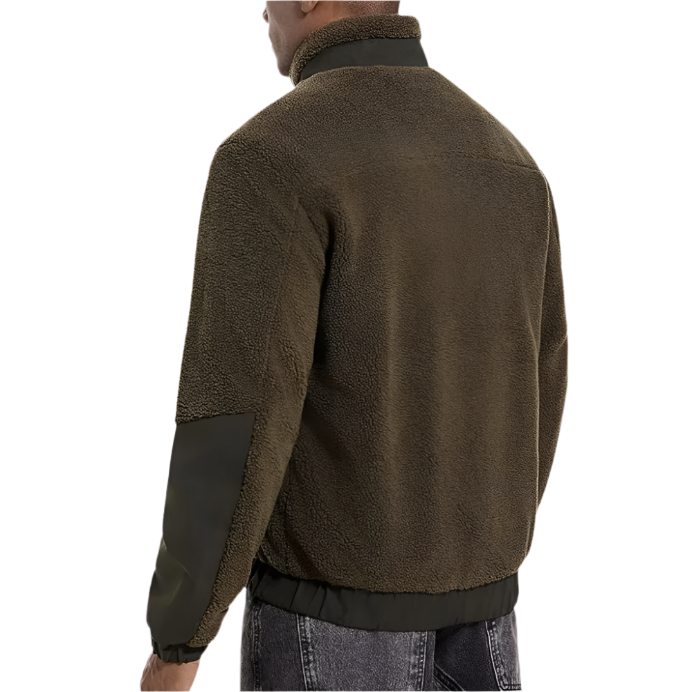 Fleecejack - Warme heren fleecejas met rits voor de winter-Boetiek Moda