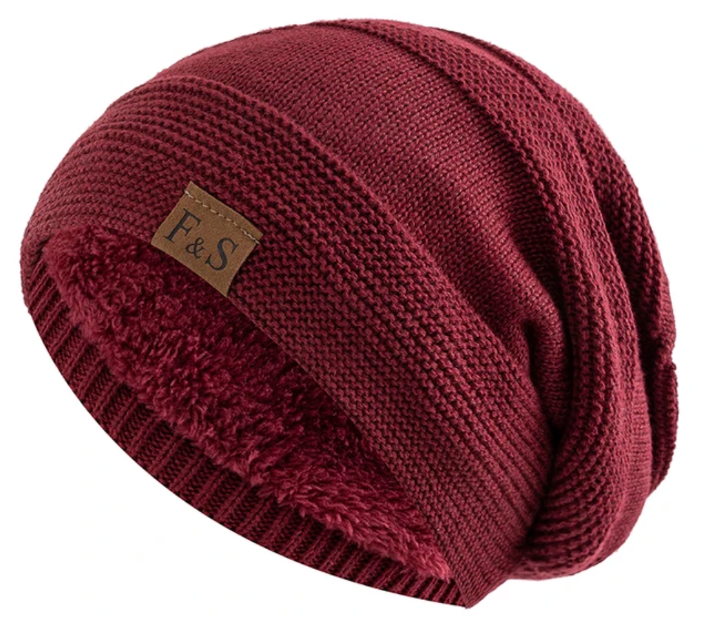 Floppy Beanie - Warme bontgevoerde muts voor heren in de winter-Boetiek Moda