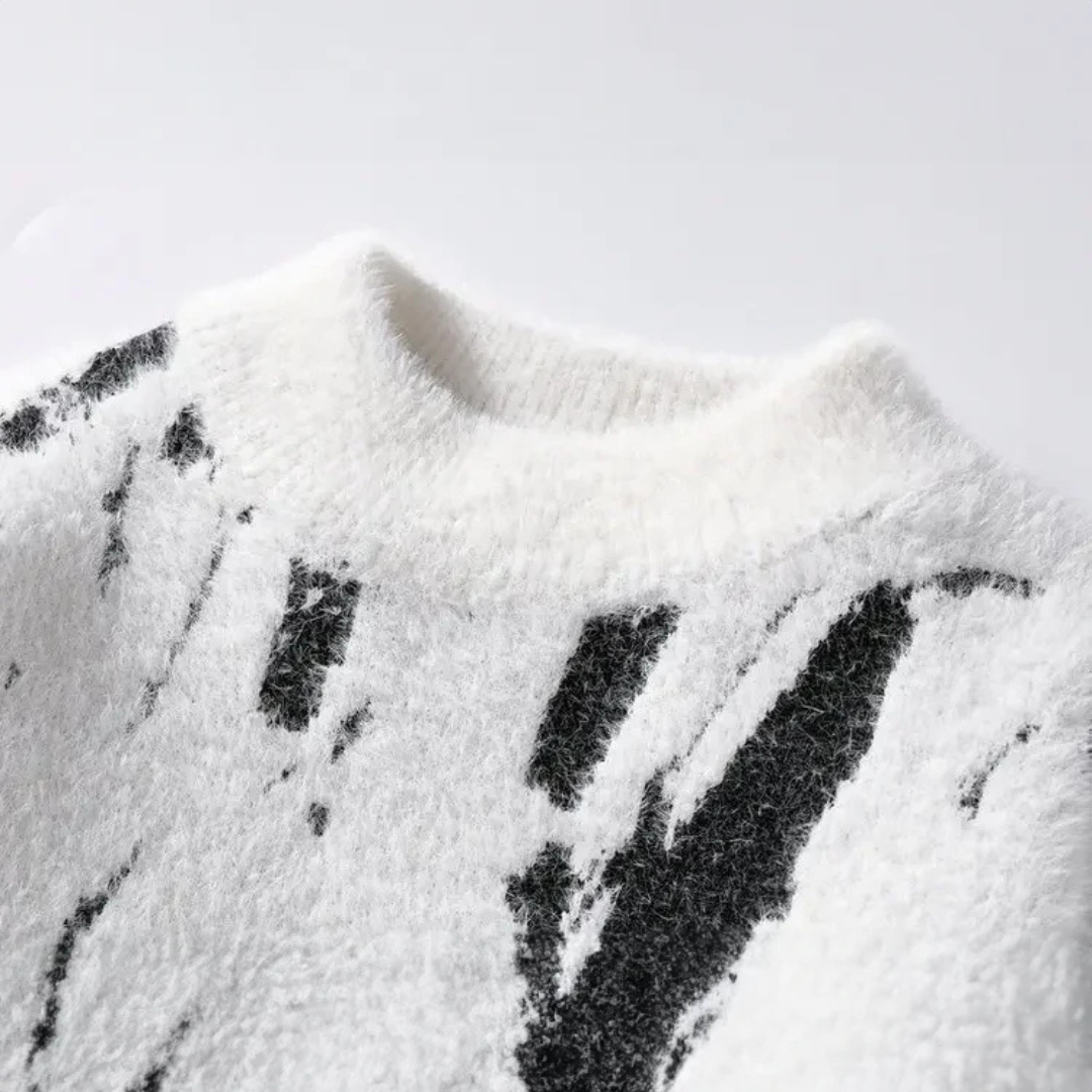 Fluffy Trui - Gebreid - Losjes - Grove Trui - Dames Knitwear-Boetiek Moda