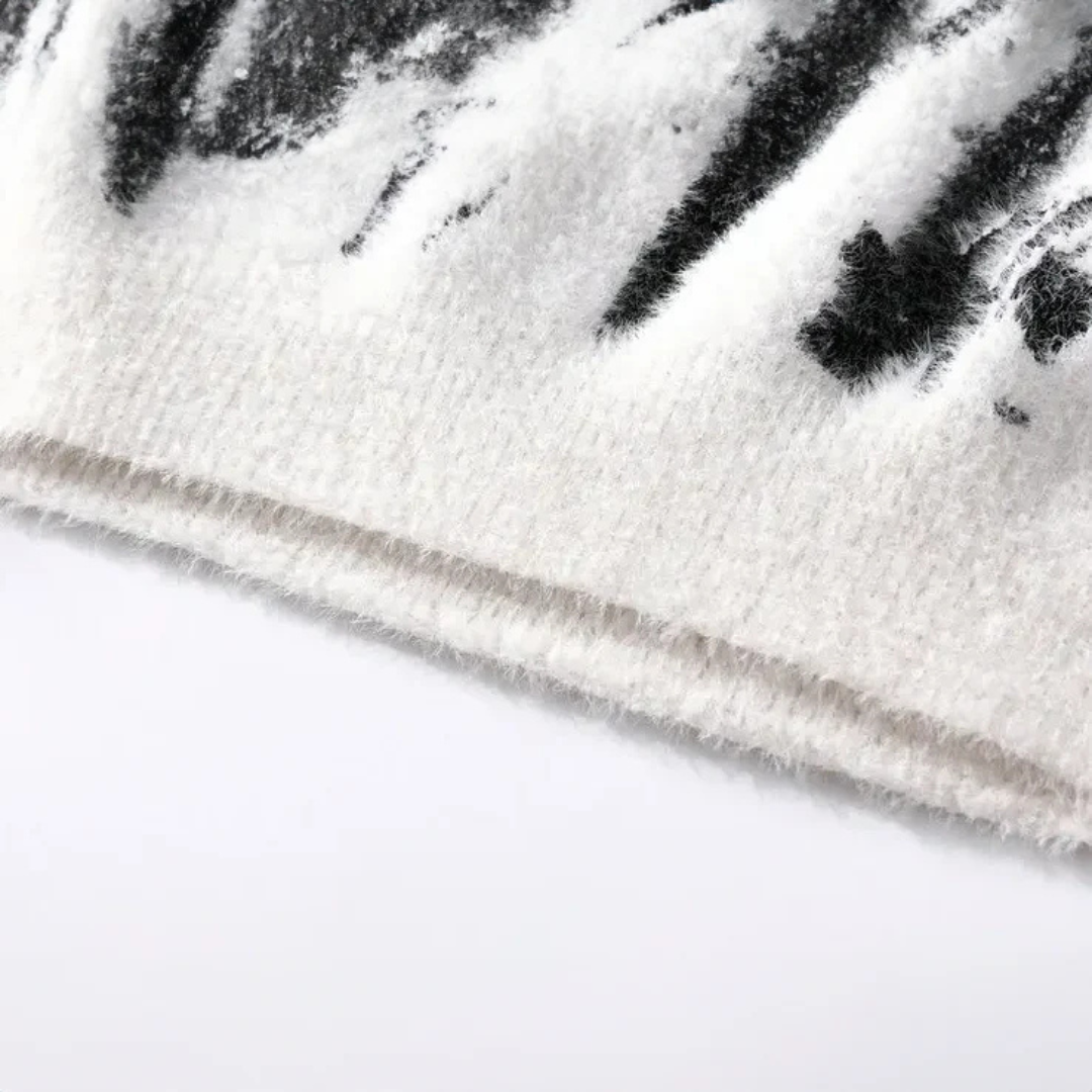 Fluffy Trui - Gebreid - Losjes - Grove Trui - Dames Knitwear-Boetiek Moda