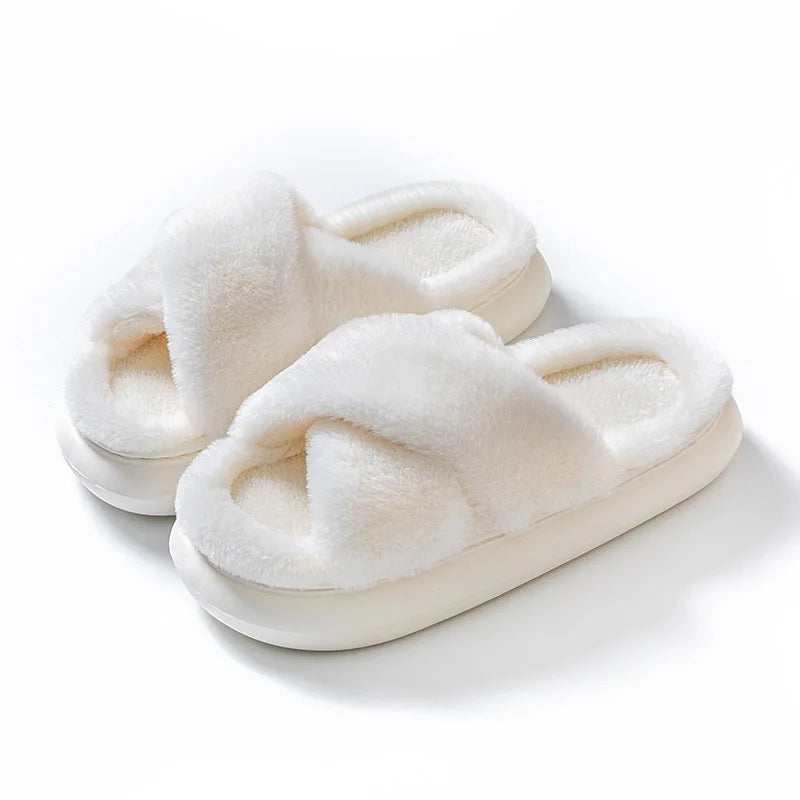 Fluffy pantoffels | Warm | Binnen | Wintersloffen | Huissloffen-Boetiek Moda