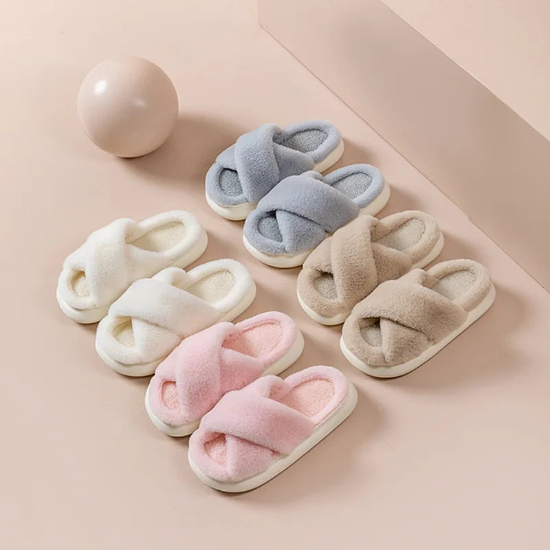 Fluffy pantoffels | Warm | Binnen | Wintersloffen | Huissloffen-Boetiek Moda