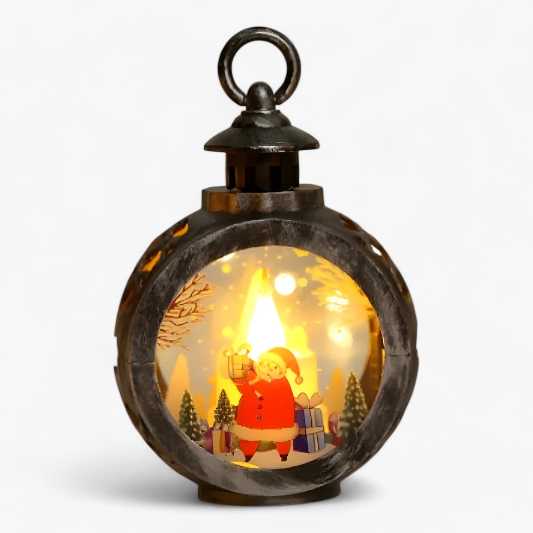 FrostGlow - Decoratieve sneeuwpoplamp met LED-licht gesimuleerd voor Kerstmis-Boetiek Moda