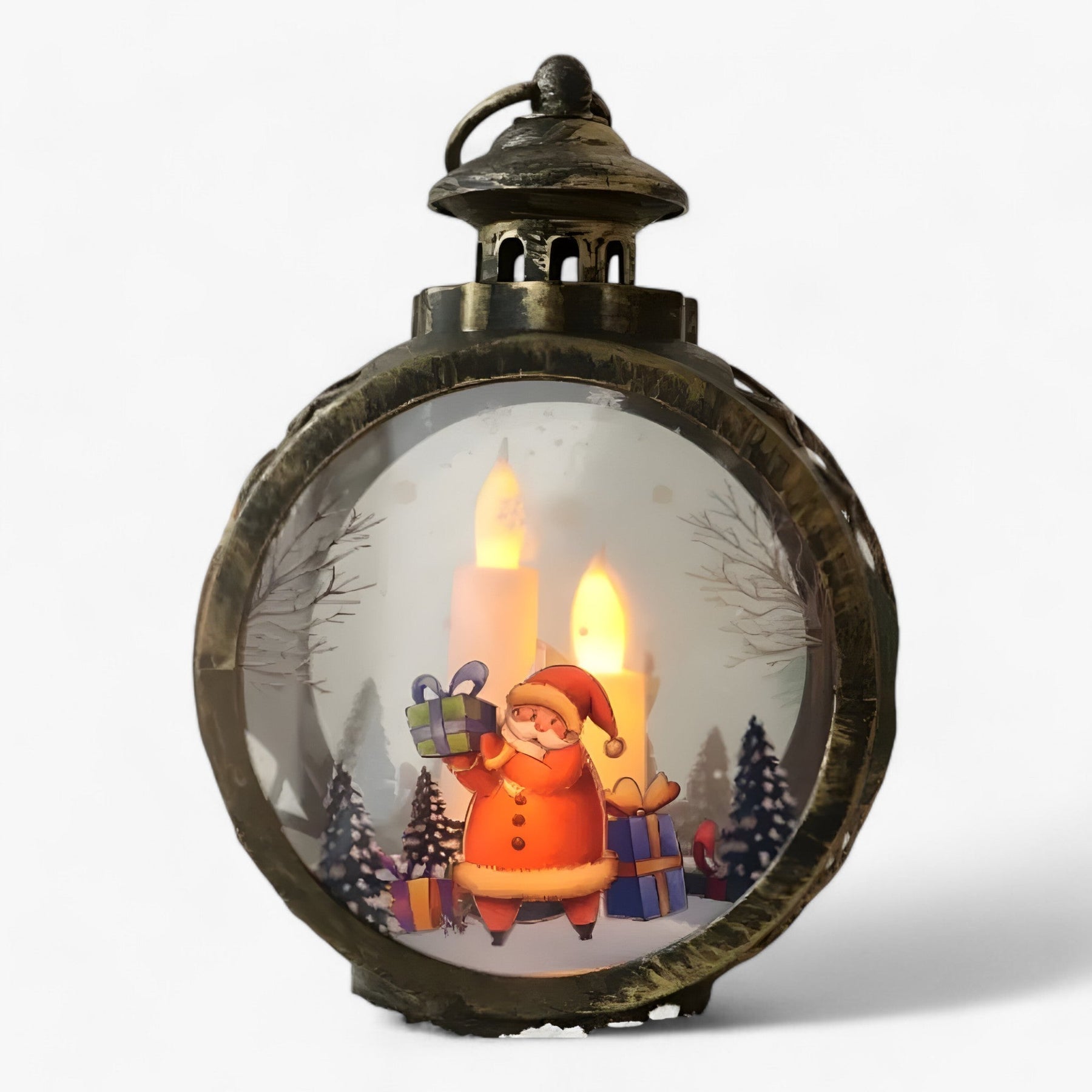 FrostGlow - Decoratieve sneeuwpoplamp met LED-licht gesimuleerd voor Kerstmis-Boetiek Moda