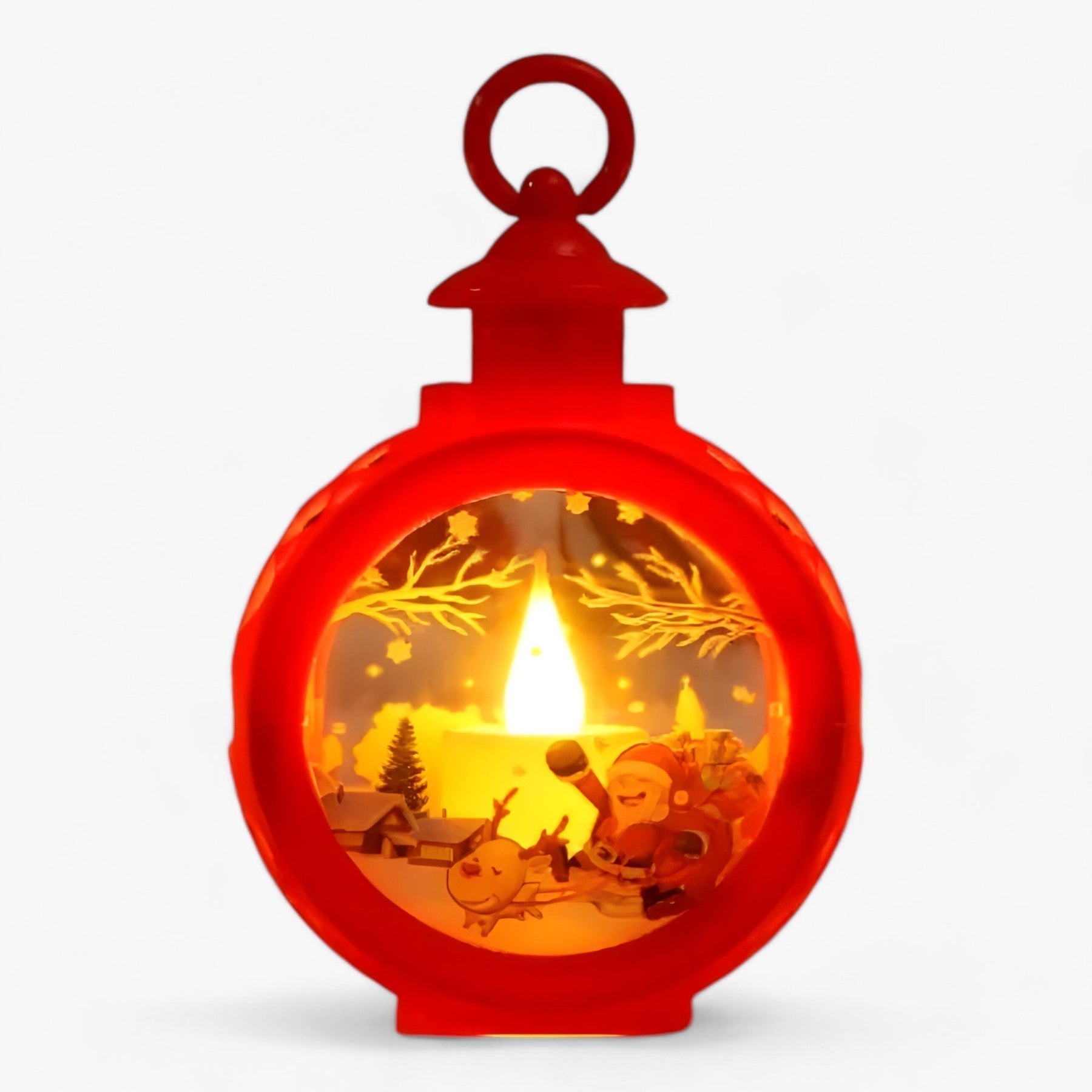 FrostGlow - Decoratieve sneeuwpoplamp met LED-licht gesimuleerd voor Kerstmis-Boetiek Moda
