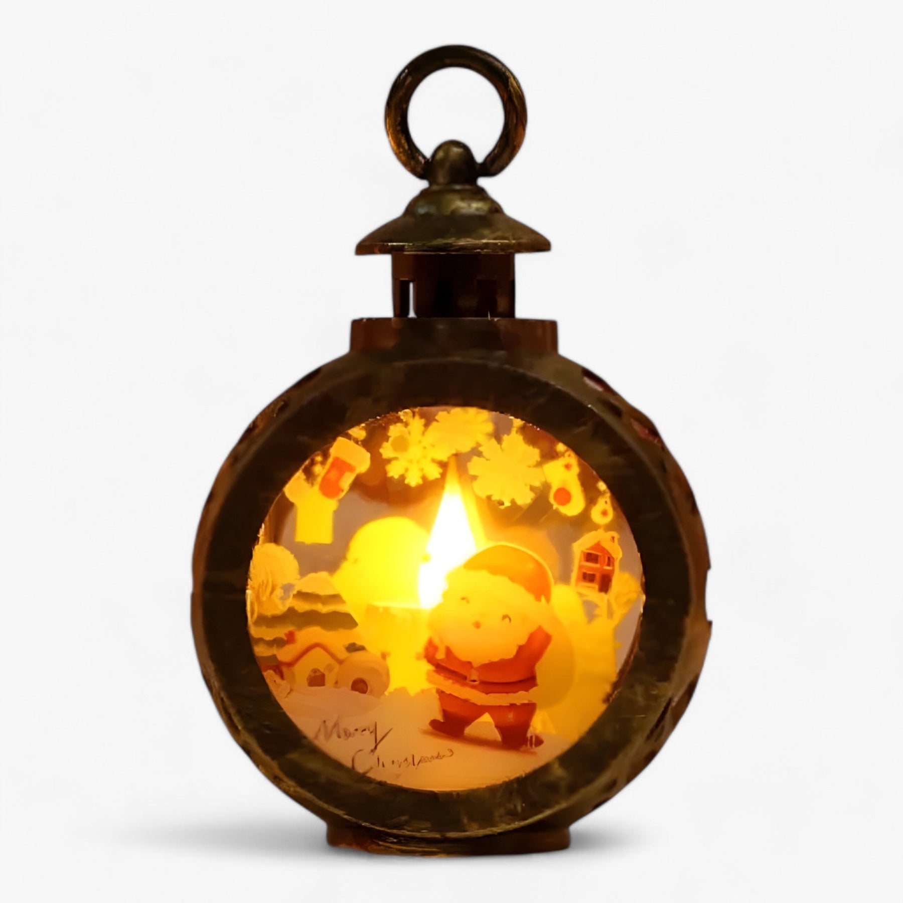 FrostGlow - Decoratieve sneeuwpoplamp met LED-licht gesimuleerd voor Kerstmis-Boetiek Moda