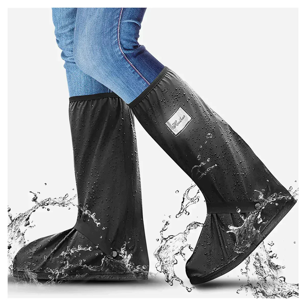 Galoshes Overschoenen - Waterdicht - Zwart - Laarsovertrekken - Regenovertrekken voor schoenen-Boetiek Moda