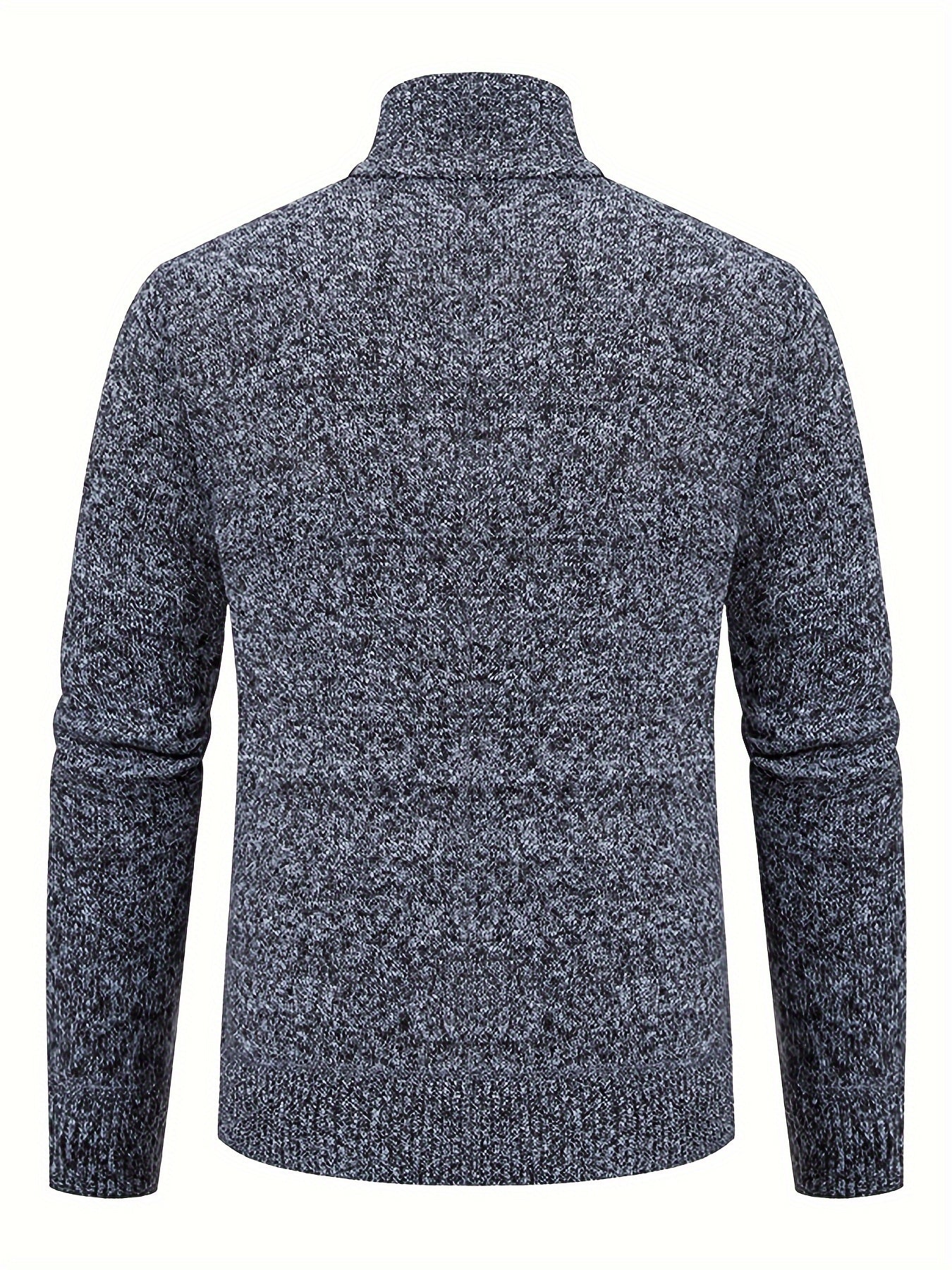 Gebreid Vest | Warm | Hoge Hals | Rits Vest | Heren Vest-Boetiek Moda