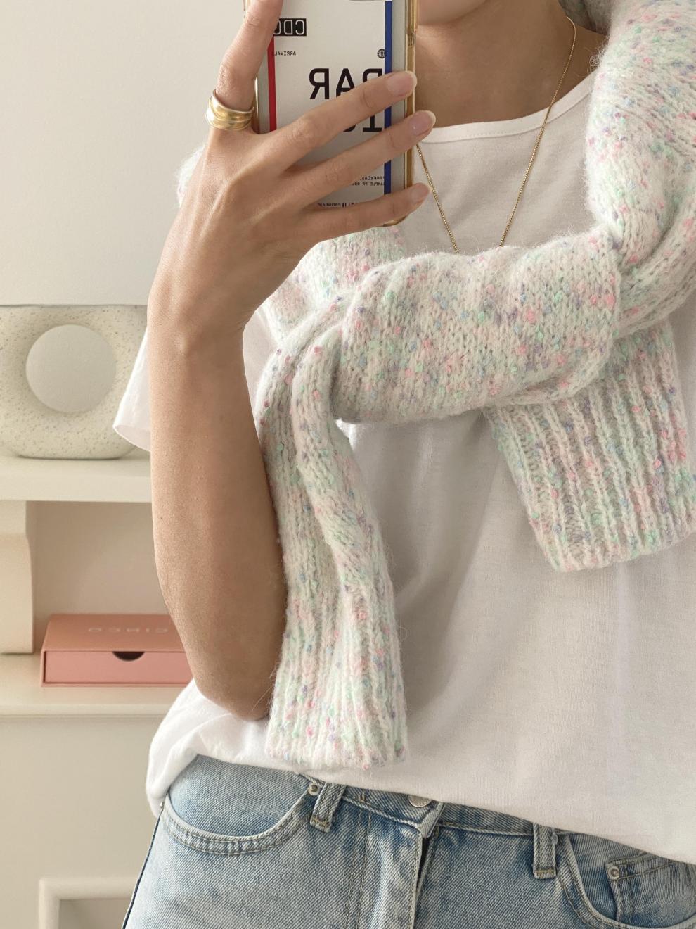 Gebreid vest - Oversized - Met knopen - Vesttrui - Damesvest-Boetiek Moda