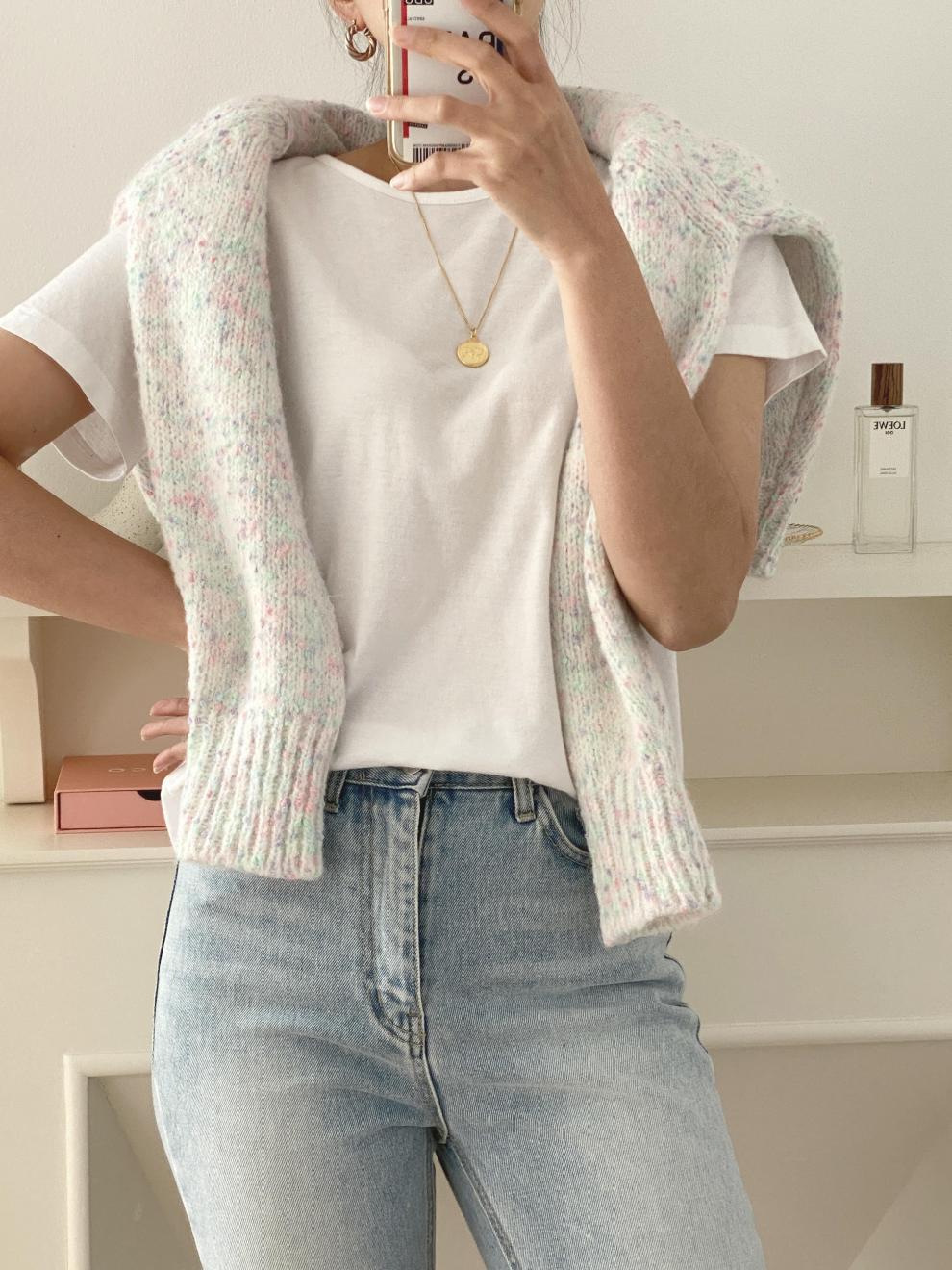 Gebreid vest - Oversized - Met knopen - Vesttrui - Damesvest-Boetiek Moda