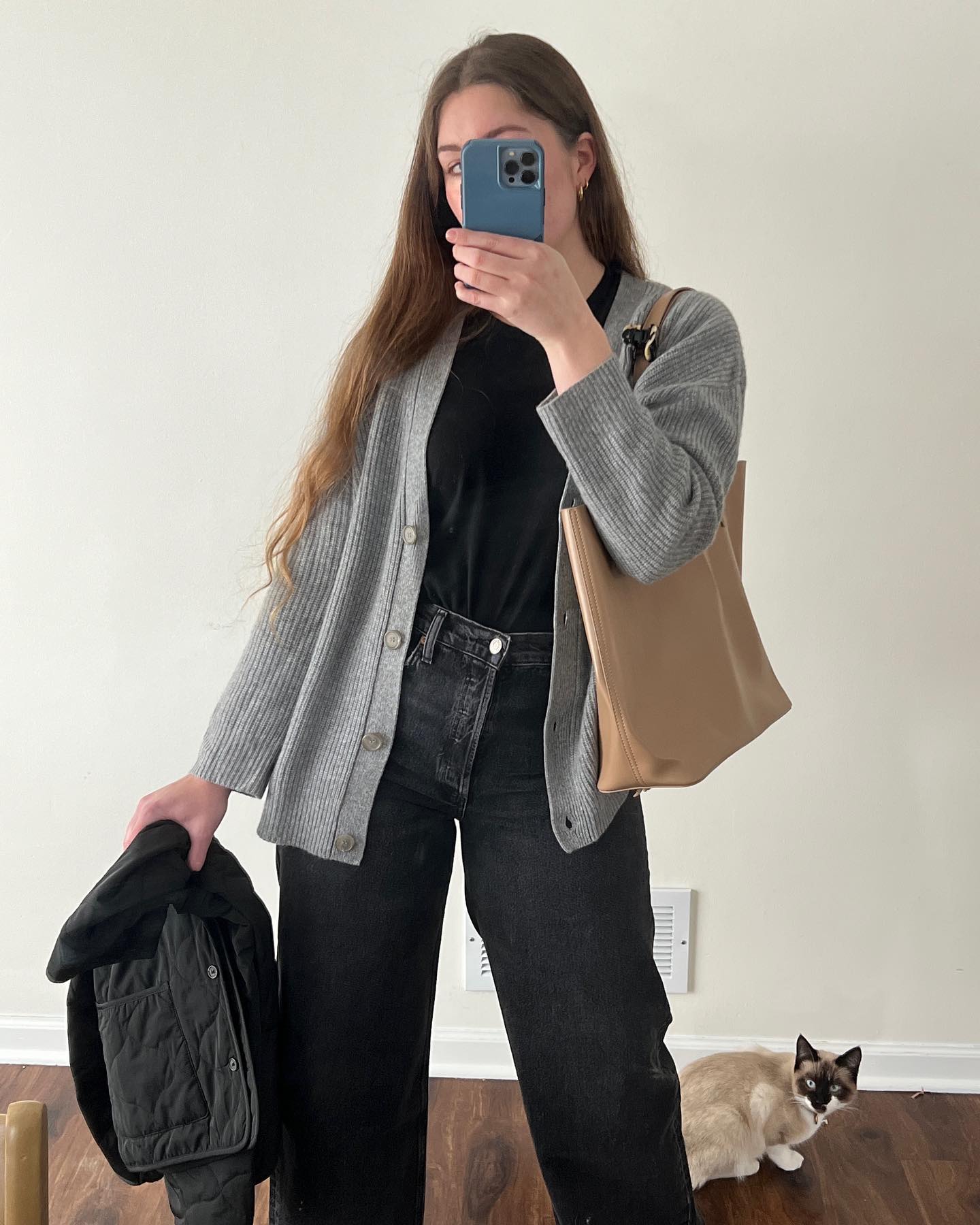 Gebreid vest | Oversized | V-hals | Kasjmier vest | Damesvest-Boetiek Moda