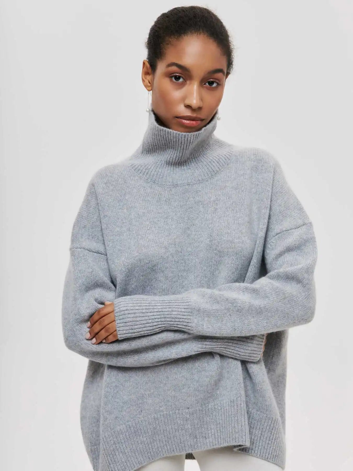 Gebreide coltrui - Oversized - Los model - Coltrui - Damestruien-Boetiek Moda