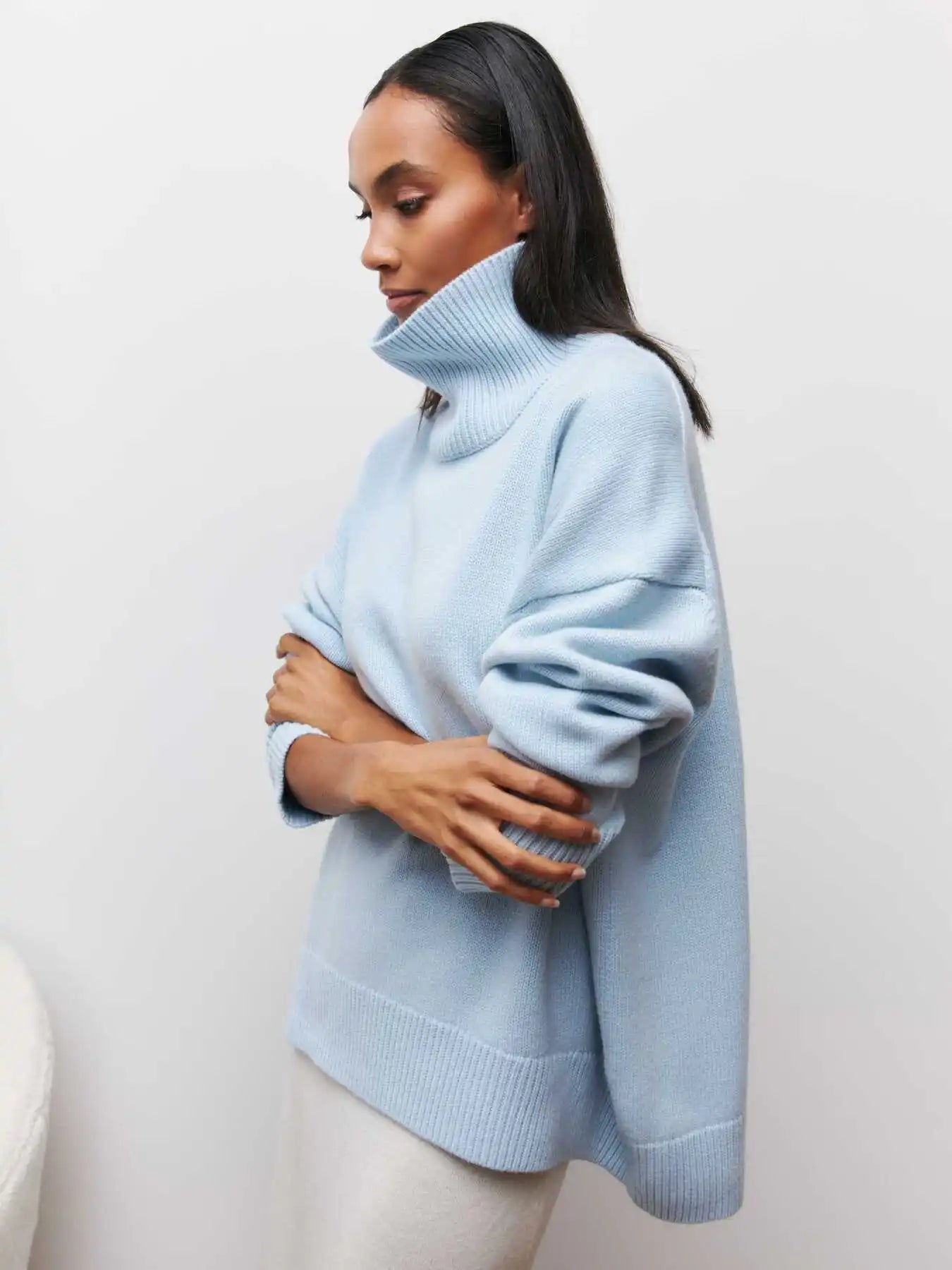 Gebreide coltrui - Oversized - Los model - Coltrui - Damestruien-Boetiek Moda