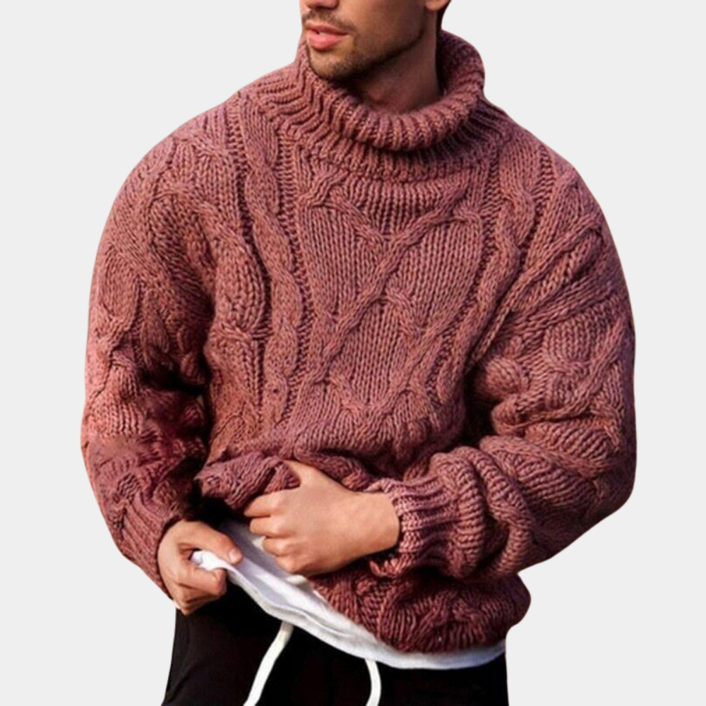 Gebreide trui | Grof | Coltrui | Gebreide trui | Herentrui-Boetiek Moda