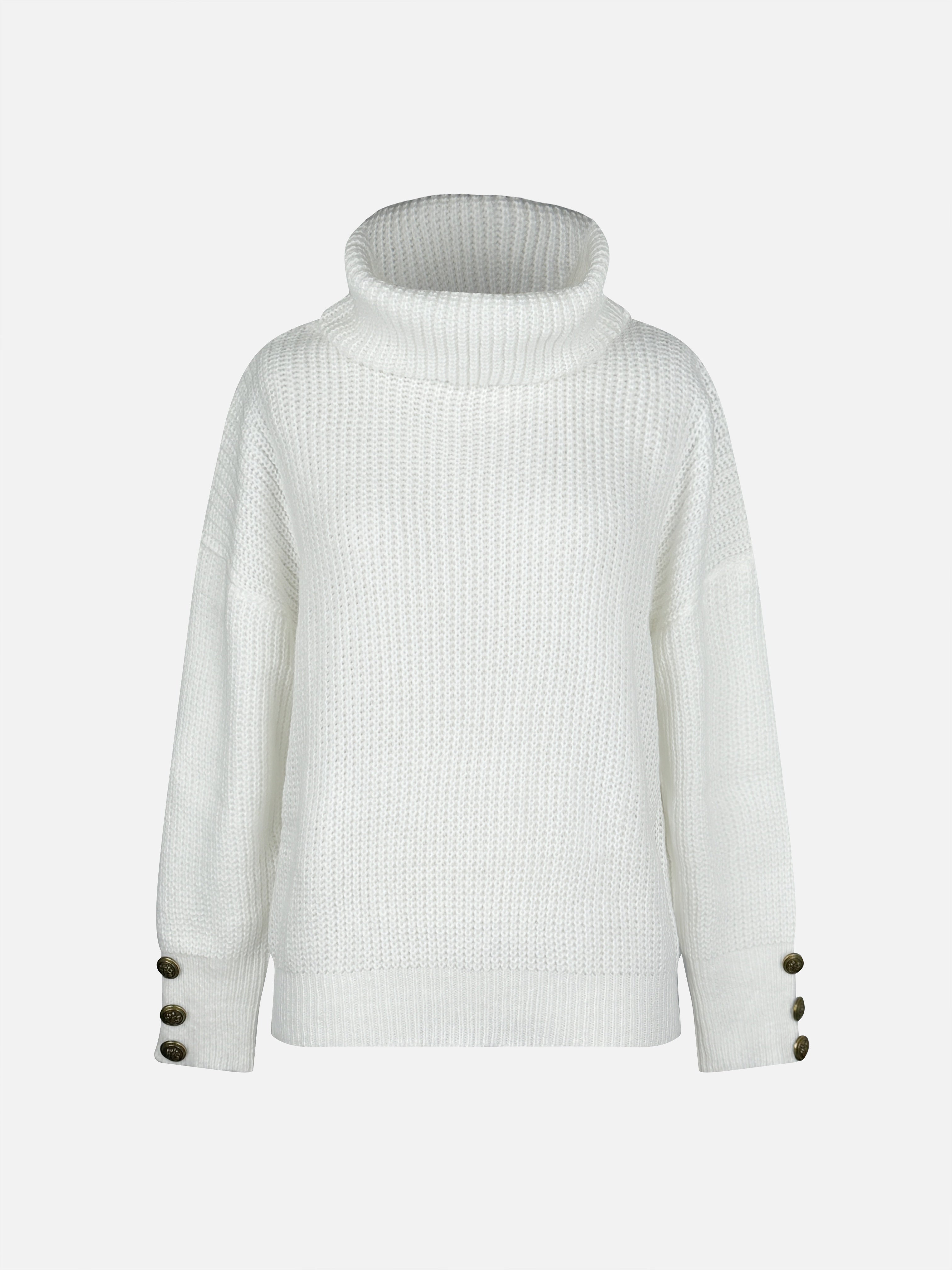 Gebreide trui | Losjes | Warm | Coltrui | Damesbreiwerk-Boetiek Moda