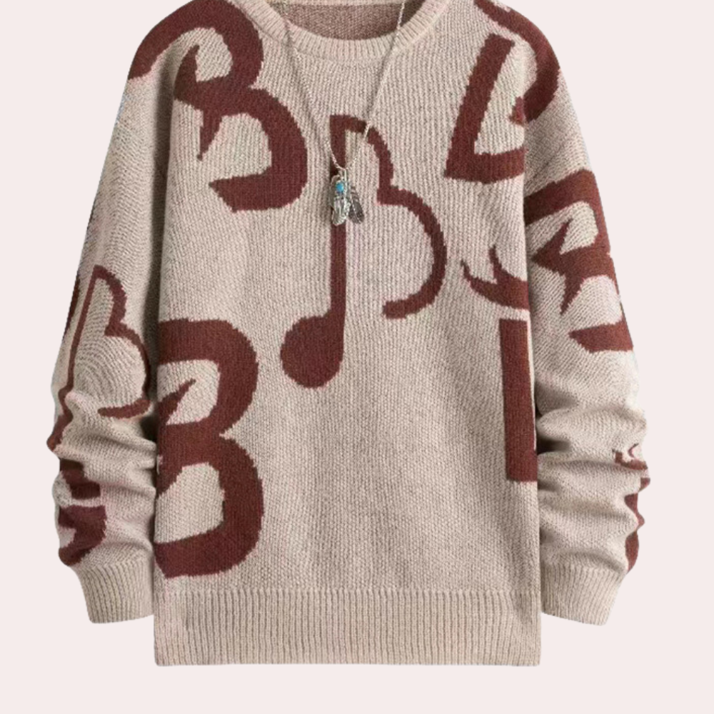 Gebreide trui - Ronde hals - Warm - Heren Trui - Heren Winterkleding-Boetiek Moda