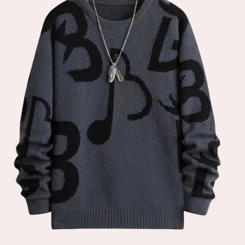 Gebreide trui - Ronde hals - Warm - Heren Trui - Heren Winterkleding-Boetiek Moda