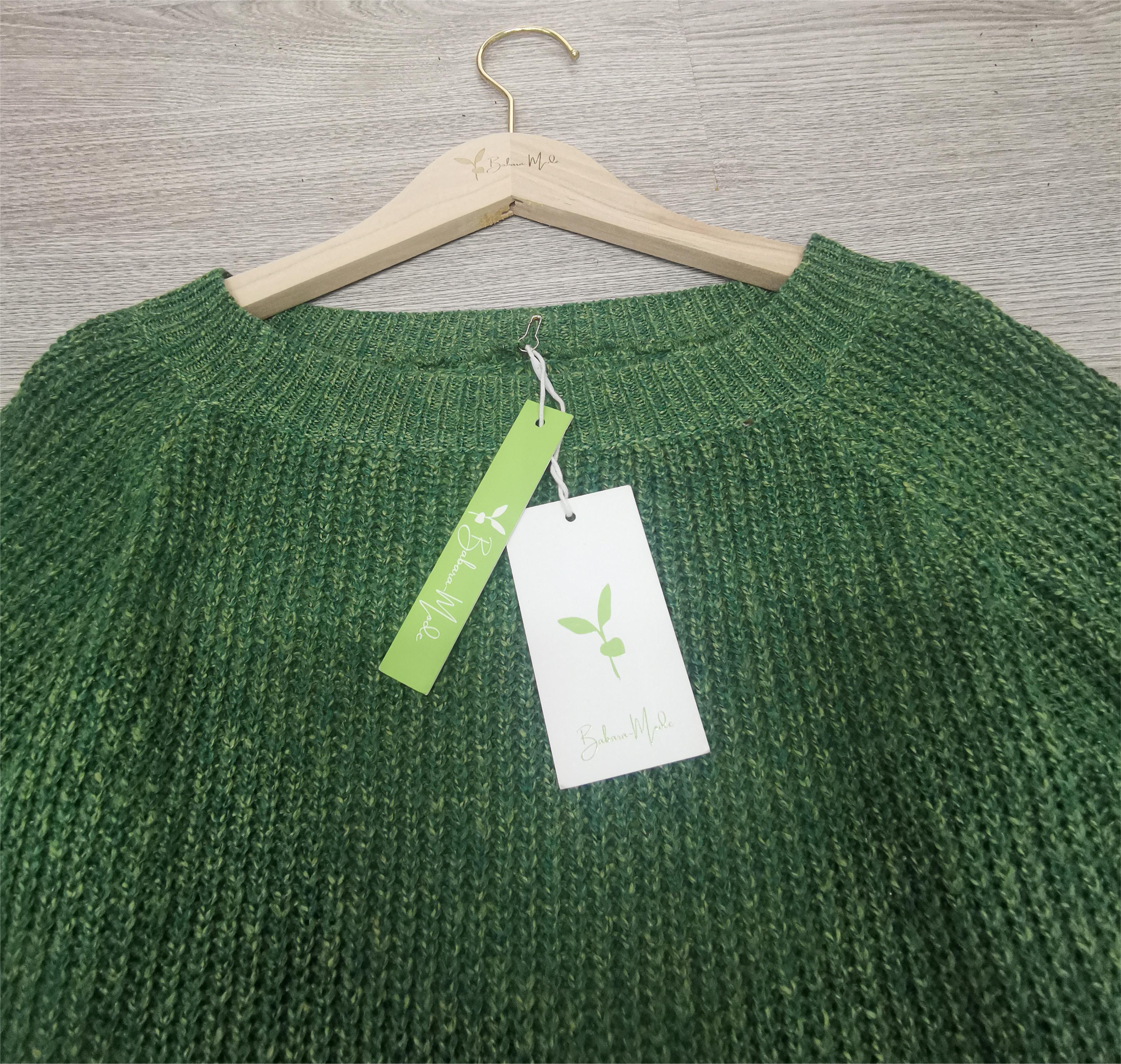 Gebreide trui | Warm | Groen | Trui | Gebreide dameskleding-Boetiek Moda