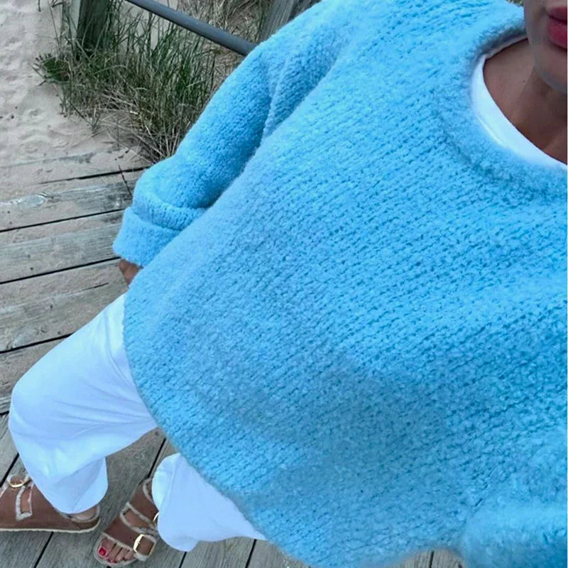 Gebreide trui voor dames | Loose Fit | Warm | Gebreide trui | Trui voor dames-Boetiek Moda