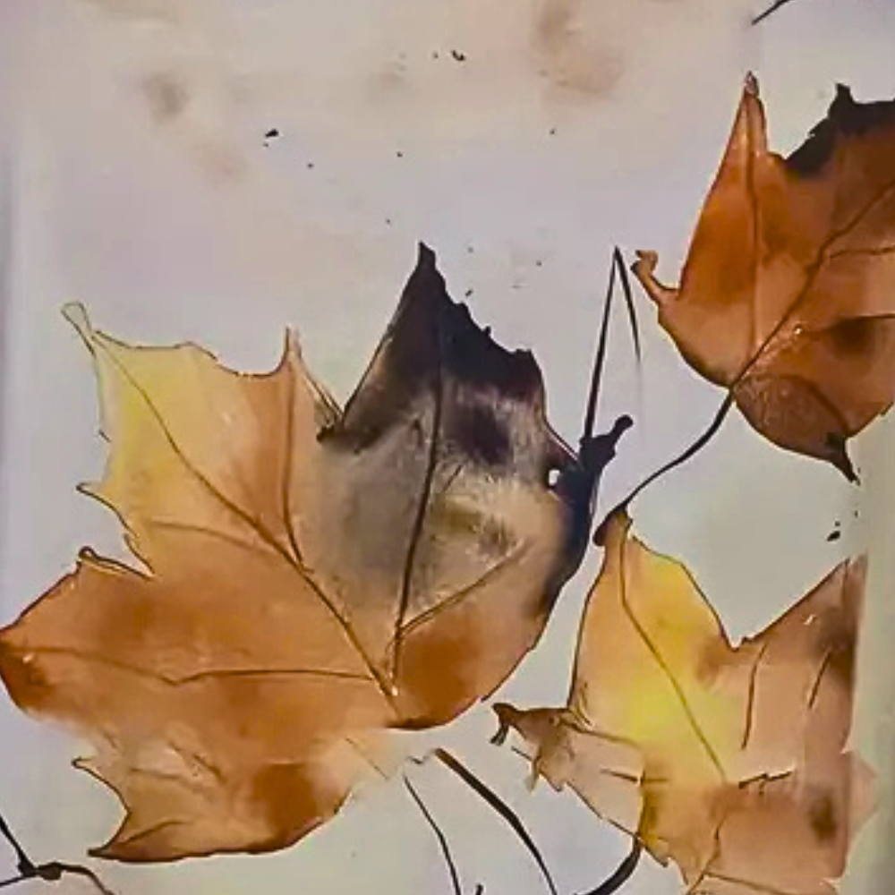 Geel Sweatshirt - Bladprint - Ritssluiting - Trui - Dameskleding-Boetiek Moda