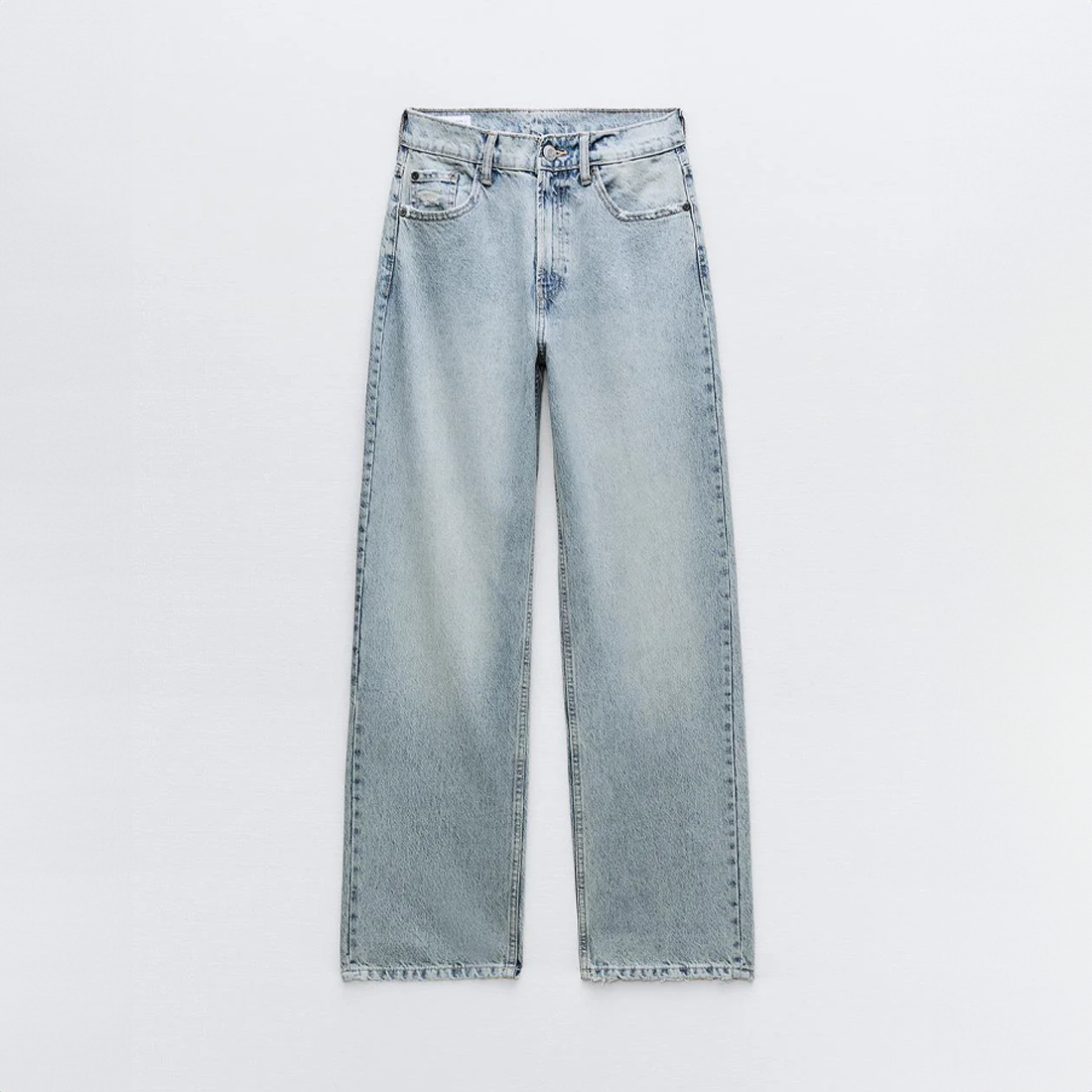 Gescheurde jeans - Hoge taille - Losse pasvorm - Jeans met wijde pijpen - Dames Jeans-Boetiek Moda