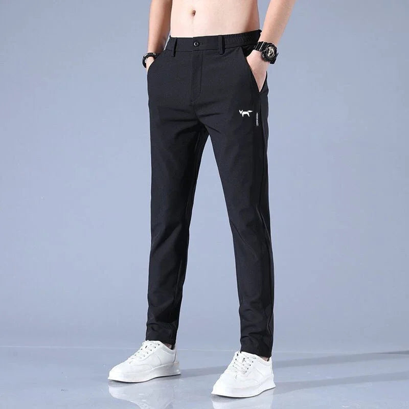 Golfbroek - Stretch - Skinny - Track Broek - Herenbroek-Boetiek Moda