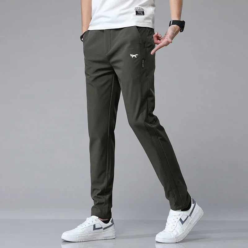 Golfbroek - Stretch - Skinny - Track Broek - Herenbroek-Boetiek Moda