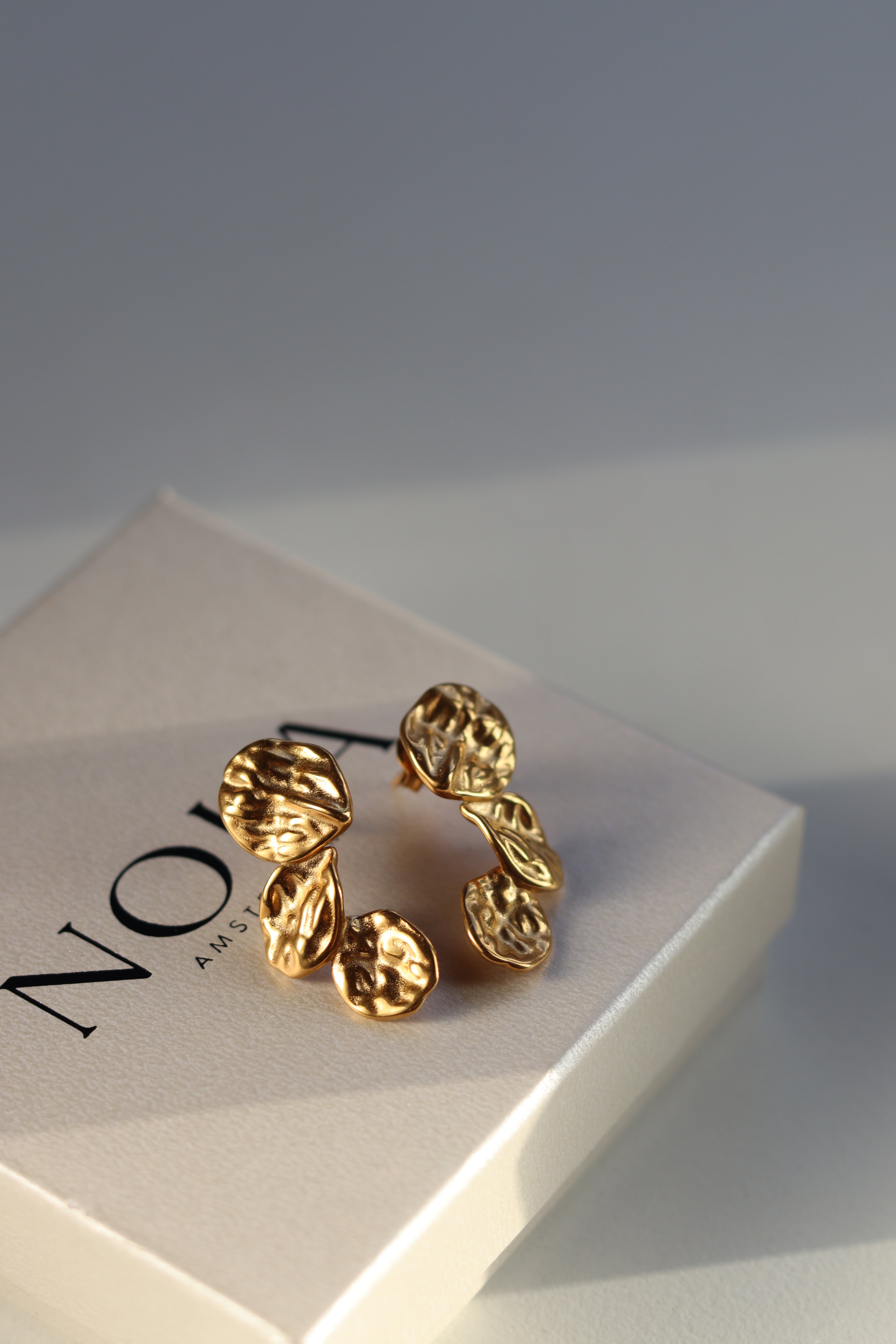 Gouden Oorbellen | Lang | Lichtgewicht | Stud Oorbellen | Oorbellen voor Vrouwen-Boetiek Moda