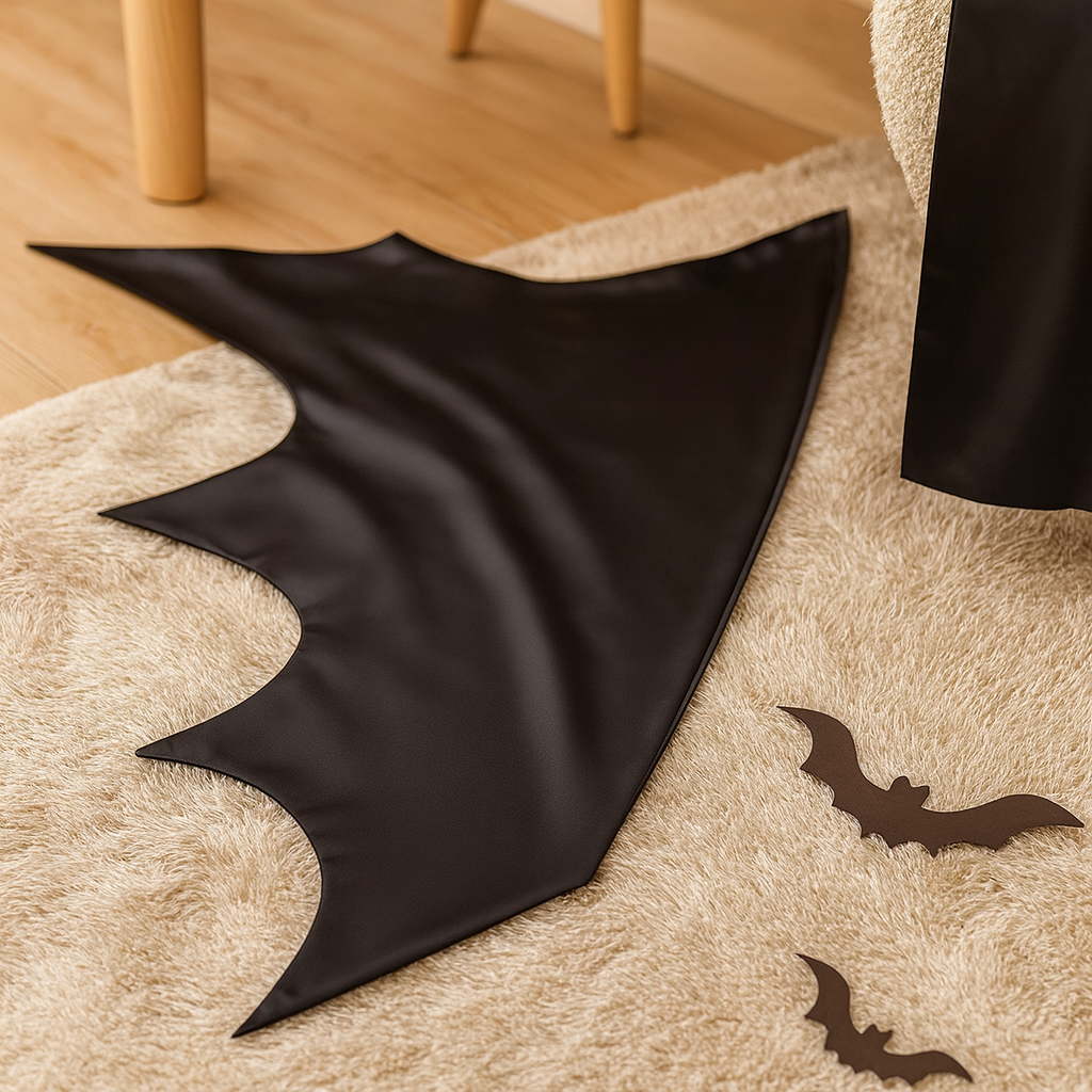 Halloween Jurk | Zwart | Mini Jurk | Vleermuiskostuum | Vrouwen Halloween Kostuums-Boetiek Moda