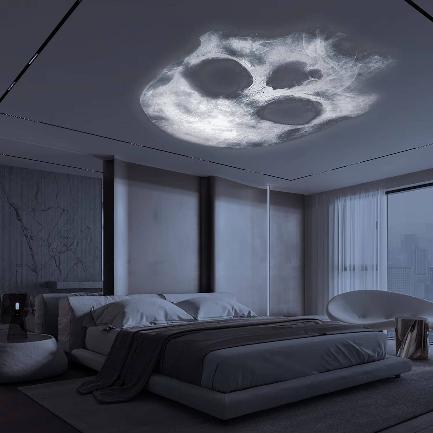 Halloween-projector - Schedel-lichtprojector voor Halloween-Boetiek Moda